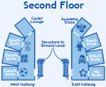 Second Floor Map