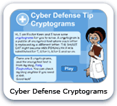 Cyber Defense Tip Cryptograms