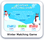 Winter Matching Game