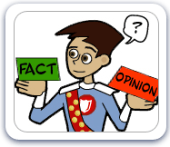 fact and opinion clipart